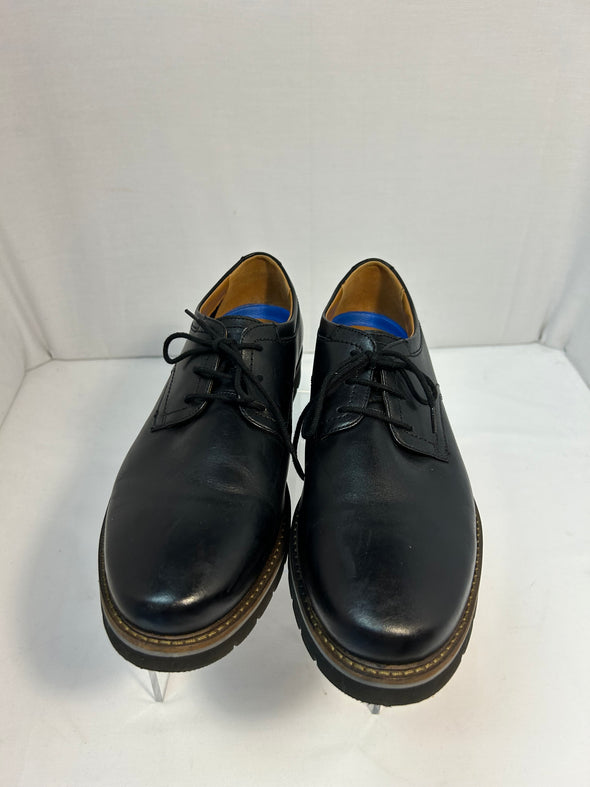 Men's Oxford Style Lace-Up Shoes Black Size 10, Like New