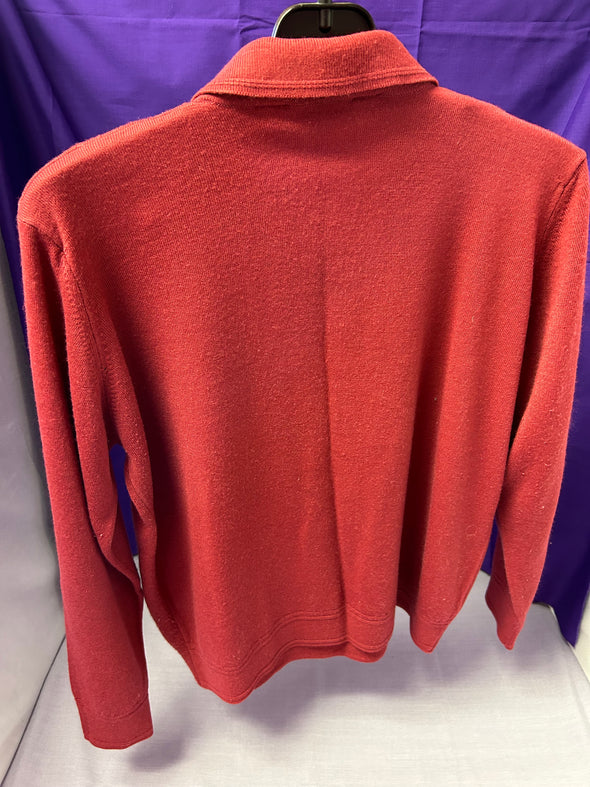 Vintage Style Pullover Sweater Rouge, Size 14