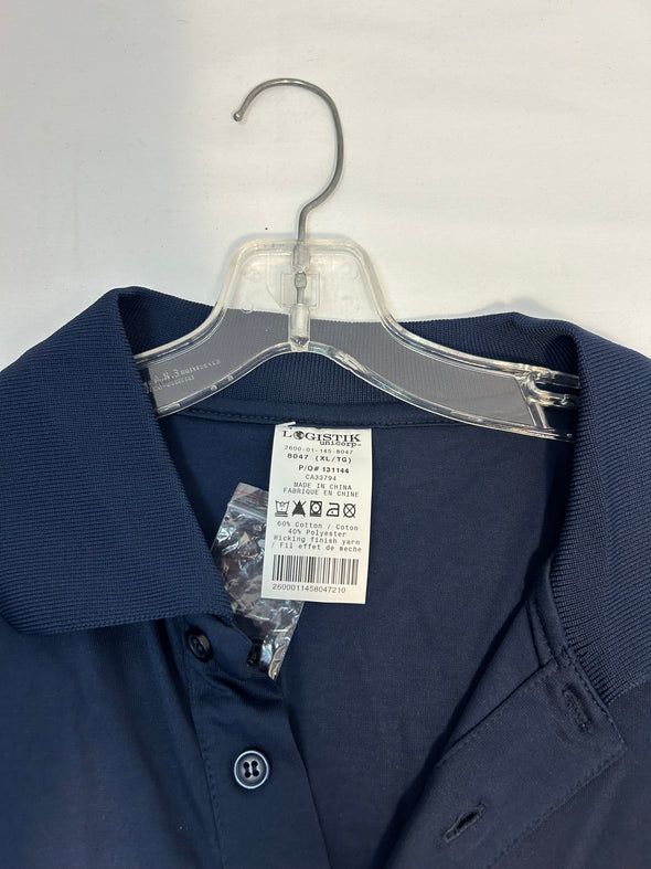 Men's Short Sleeve Golf Shirt, Navy, XL, New With Tags
