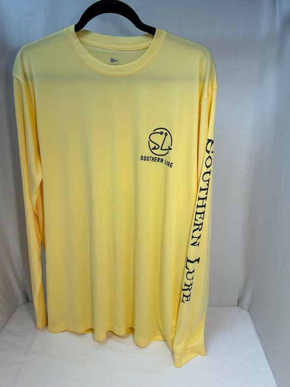 Ladies Sun Shirt, UV Protection, Yellow, Size XXL, NEW