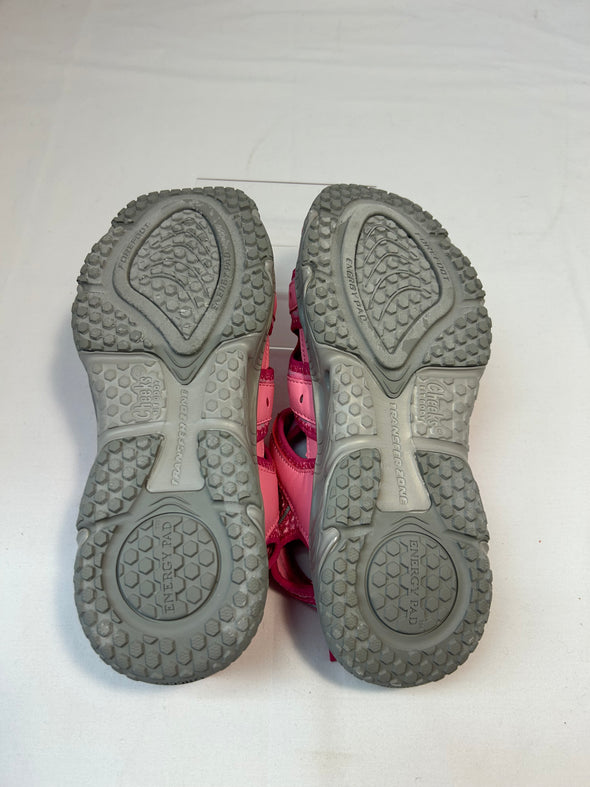 Round Toe Summer Sandals, Pink, Ladies Size 8