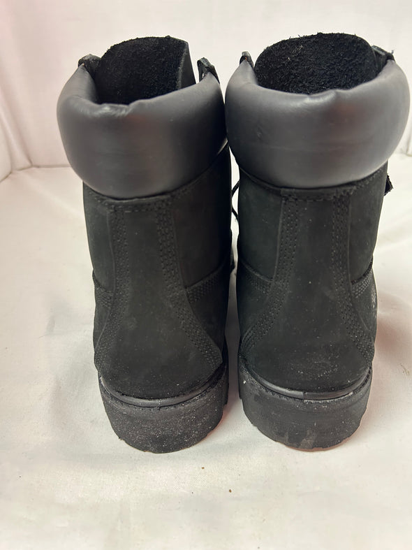 Classic Unisex Suede Boots, Black, Size 10.5, Like New