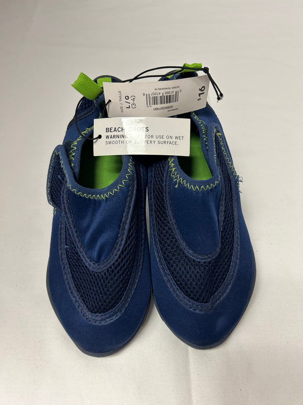 Children’s Navy Beach Shoes (L, 3-4)