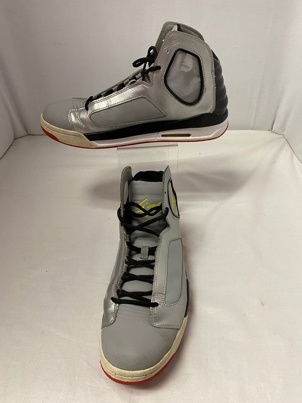 Men's High-Top Basketball Shoes, Retro Cool Grey, Size 12