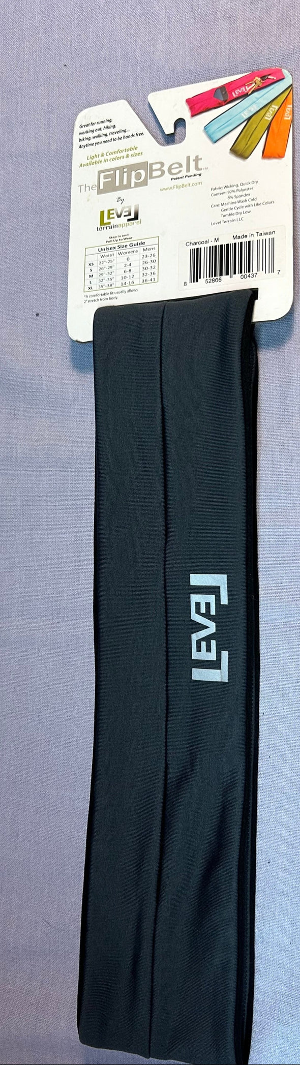 Women's Flip Belt, Grey Size Medium, Waist 29-32, NEW