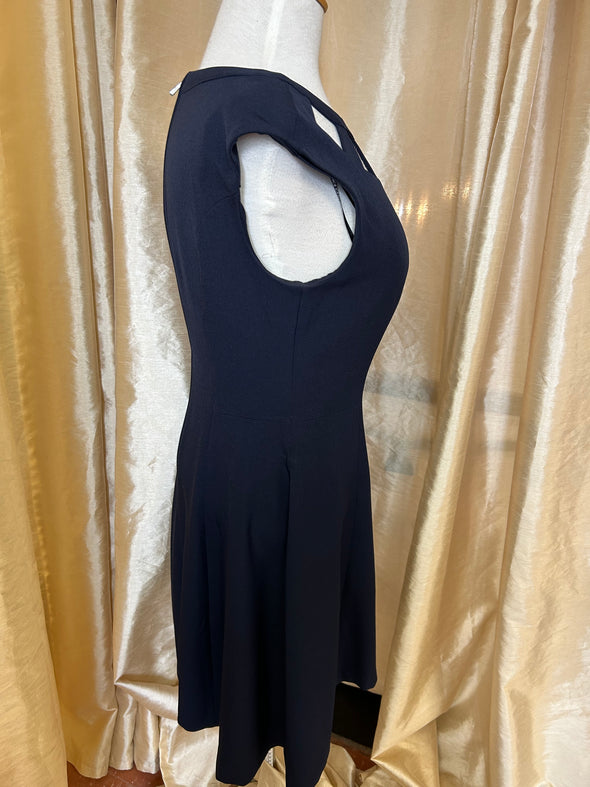 Ladies Sleeveless Navy Dress, Size 12, NEW With Tags