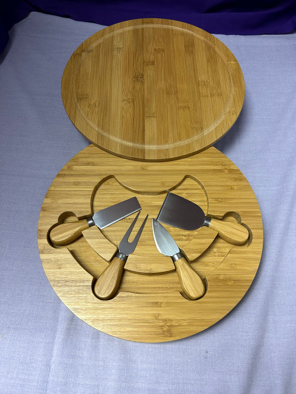 4 Piece Wooden Charcuterie Board & Cheese Tray Set