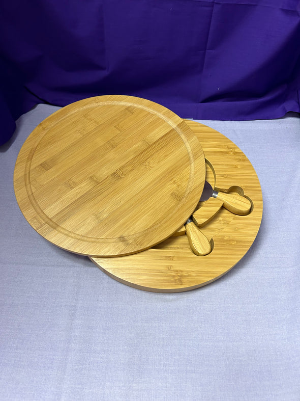 4 Piece Wooden Charcuterie Board & Cheese Tray Set