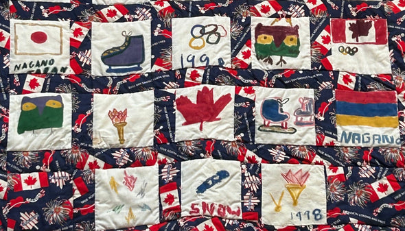 Commemorative Olympic Sports Wall Hanging 42" x 60"