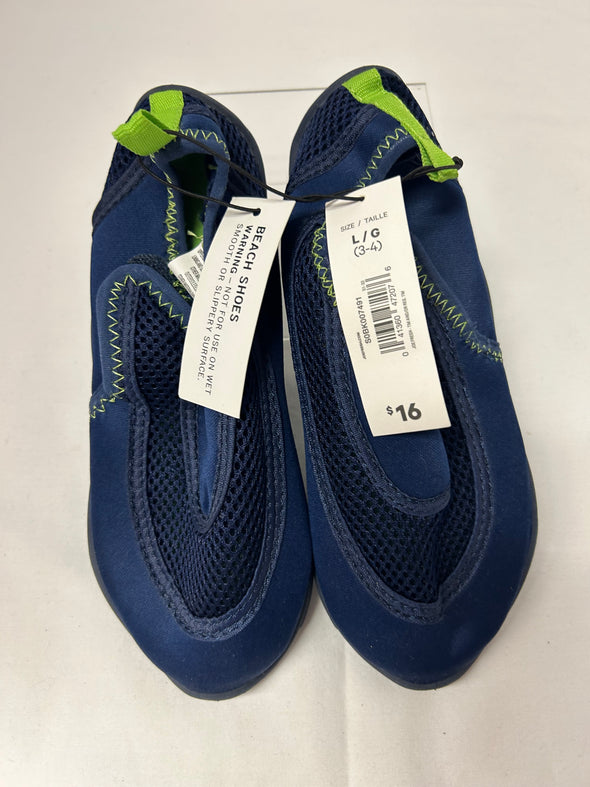 Children’s Navy Beach Shoes (L, 3-4)