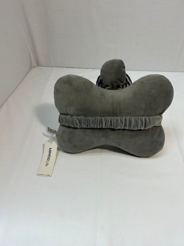 Bone Shaped Grey pillow