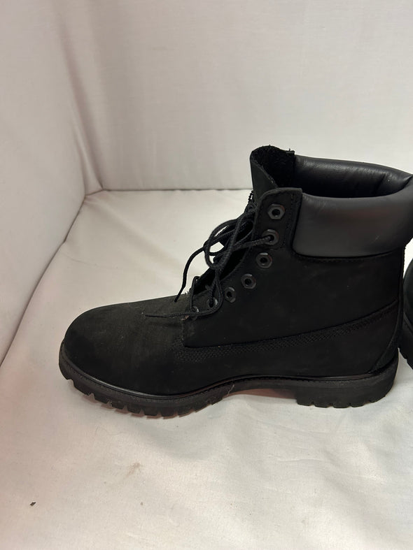 Classic Unisex Suede Boots, Black, Size 10.5, Like New