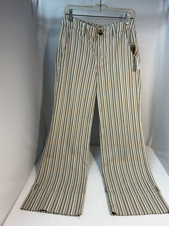 Ladies Convertible Island Stripe Trouser Pants (4)