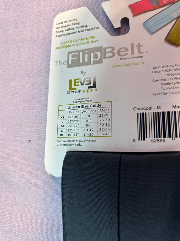 Women's Flip Belt, Grey Size Medium, Waist 29-32, NEW