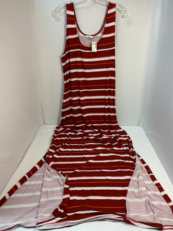 Red Striped Maxi Dress (XXL)