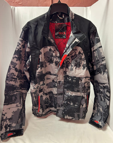 Men's Moto Jacket, Grey/Black, XL,