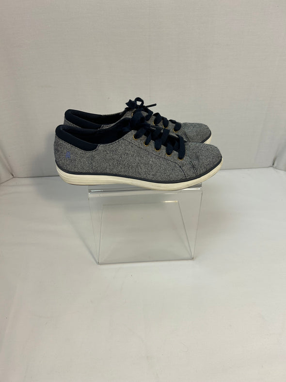 Women’s Sneakers/Walking Shoes, Navy, Lace-Up Size 8, Like New