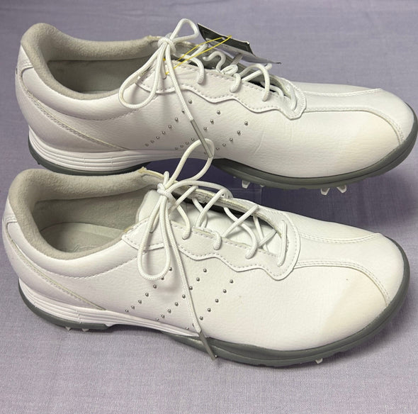 Ladies Golf Shoes, White, Size 8, NEW