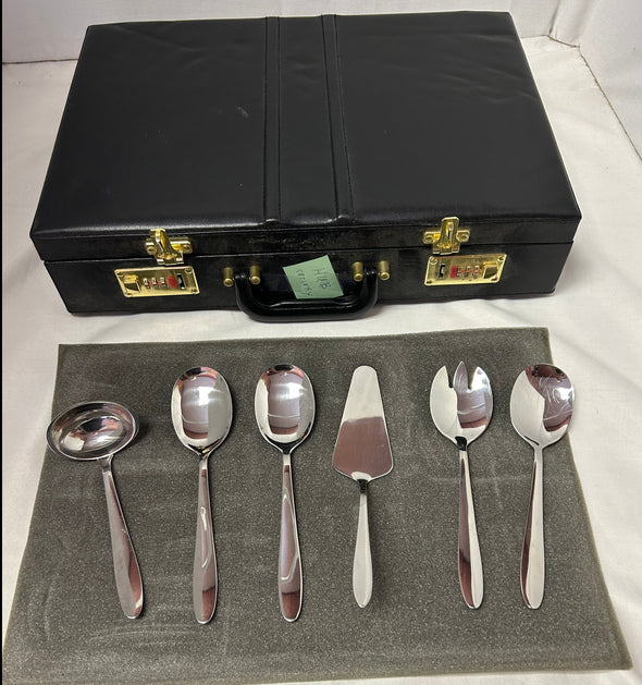 Stainless Steel Flatware In Chest, New in Original Packaging