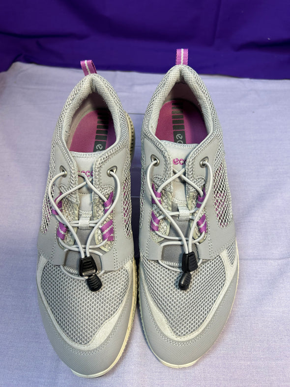 Women's Trail Running Shoes, Grey/Purple, Size 8